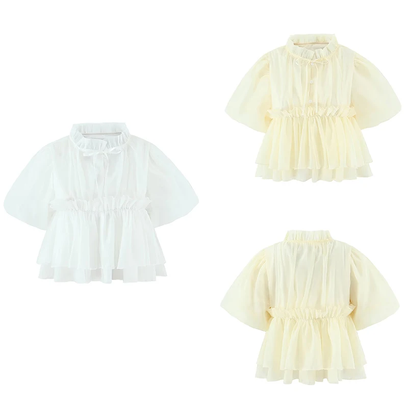 Z Sweet Sle Floral Print Bubble Sve ort Sve Doll irt Women's Faionable Cute Spring Summer Polyester Fiber
Z Sweet Sle Floral Print Bubble Sve ort Sve Doll irt Women's Faionable Cute Spring Summer Polyester Fiber