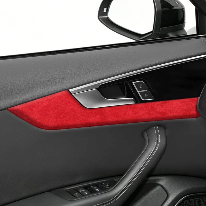 For Audi A4 S4 (2016-) A4L A5 S5 (2017-) Top Suede Car Interior Door Panel Trim Sticker Auto Premium Interior Tuning Accessories
For Audi A4 S4 (2016-) A4L A5 S5 (2017-) Top Suede Car Interior Door Panel Trim Sticker Auto Premium Interior Tuning Accessories