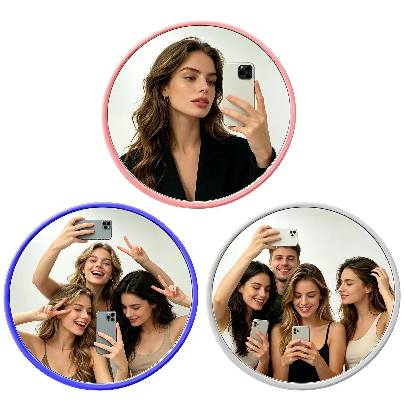 Pocket Mirror Shatter-Resistant Portable Viewfinder Selfie Hand Mirror Compact Travel Mirror Portable Convex Selfie Viewfinder
Pocket Mirror Shatter-Resistant Portable Viewfinder Selfie Hand Mirror Compact Travel Mirror Portable Convex Selfie Viewfinder