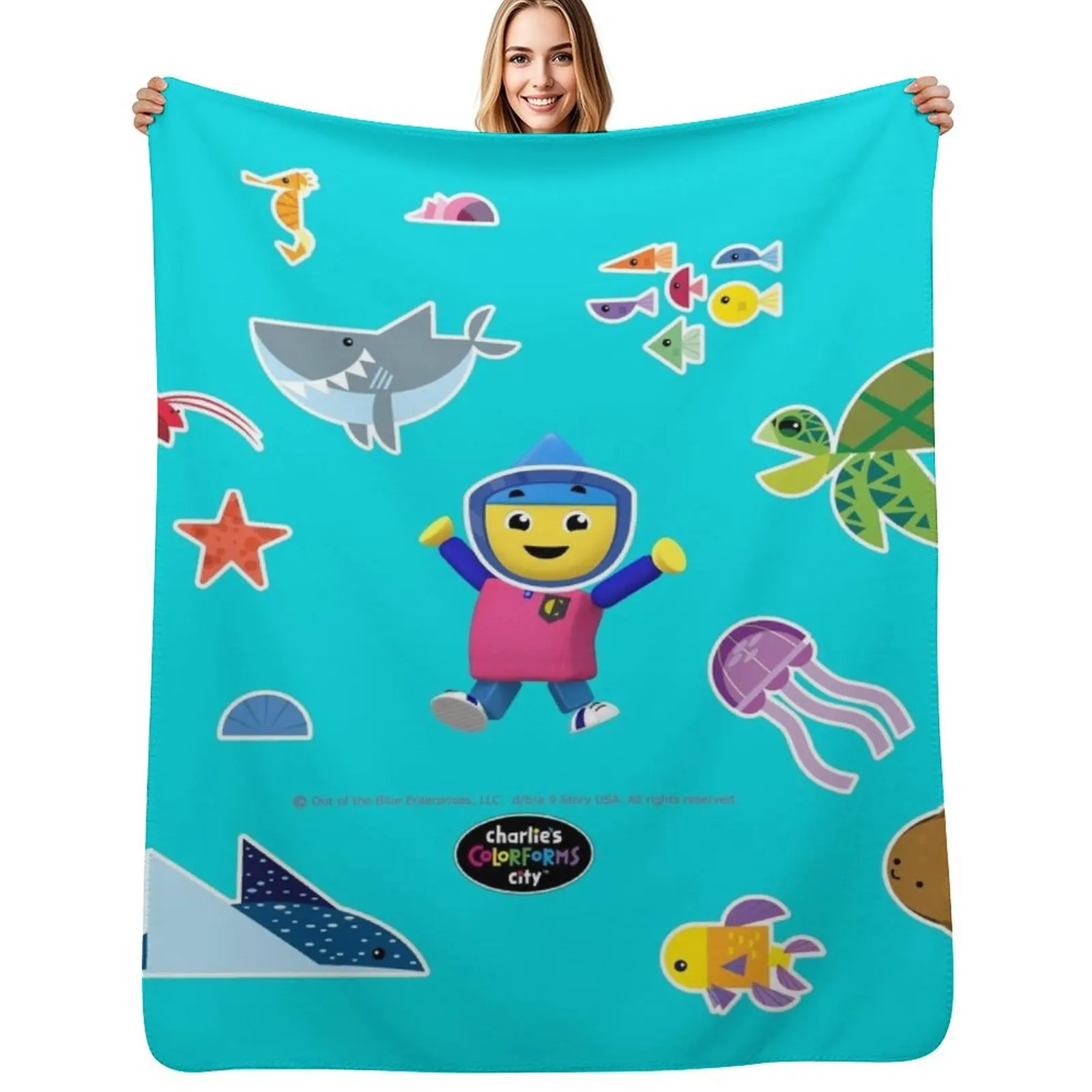 Charlie Under Water with Sea Creatures Throw Blanket Soft Warm Blanket Gift for Men Women Adults
Charlie Under Water with Sea Creatures Throw Blanket Soft Warm Blanket Gift for Men Women Adults