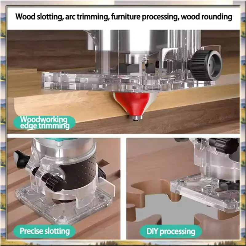 DHDL Brushless Electric Trimmer Woodworking Trimming Machine Wood Router Milling Engraving Slotting Machine Fit 18V Battery
DHDL Brushless Electric Trimmer Woodworking Trimming Machine Wood Router Milling Engraving Slotting Machine Fit 18V Battery