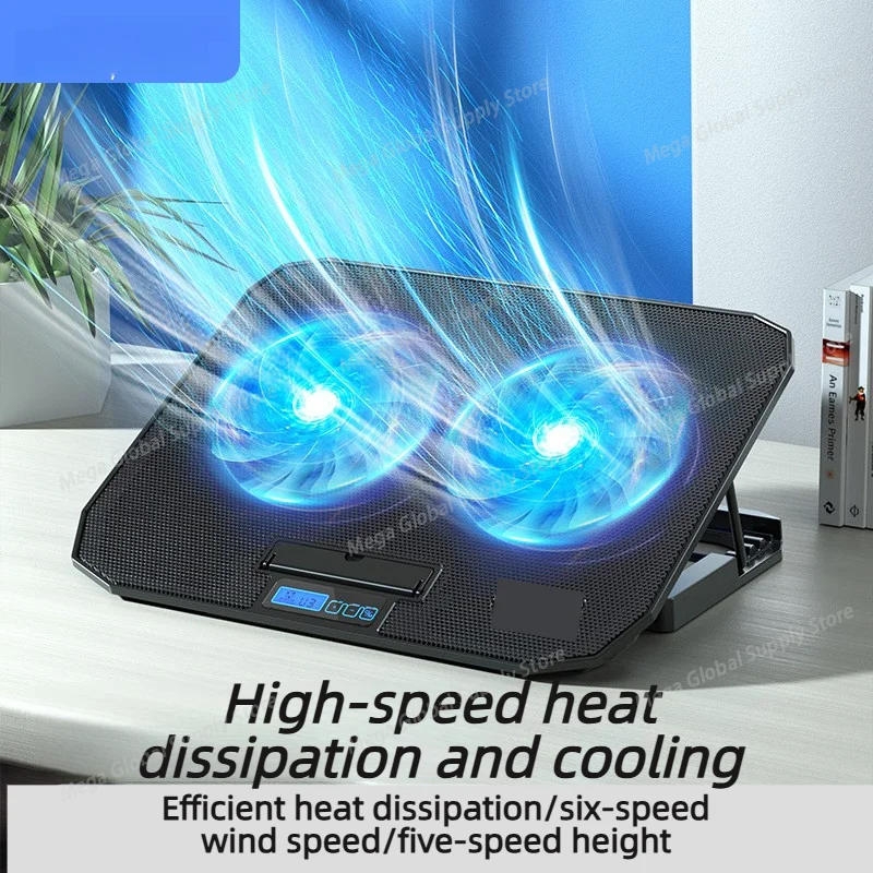 2026 NEW Laptop Cooler Base Stand Foldable Portable Notebook Adjustable Mounts Height Angle For 12-17 Inch With 2 Fans
2026 NEW Laptop Cooler Base Stand Foldable Portable Notebook Adjustable Mounts Height Angle For 12-17 Inch With 2 Fans