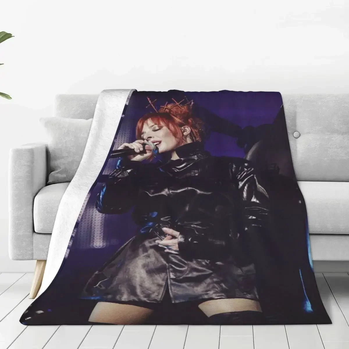 Mylene Farmer French Singer Blankets Flannel Print Portable Lightweight Thin Throw Blanket for Home Bedroom Plush Thin Quilt
Mylene Farmer French Singer Blankets Flannel Print Portable Lightweight Thin Throw Blanket for Home Bedroom Plush Thin Quilt