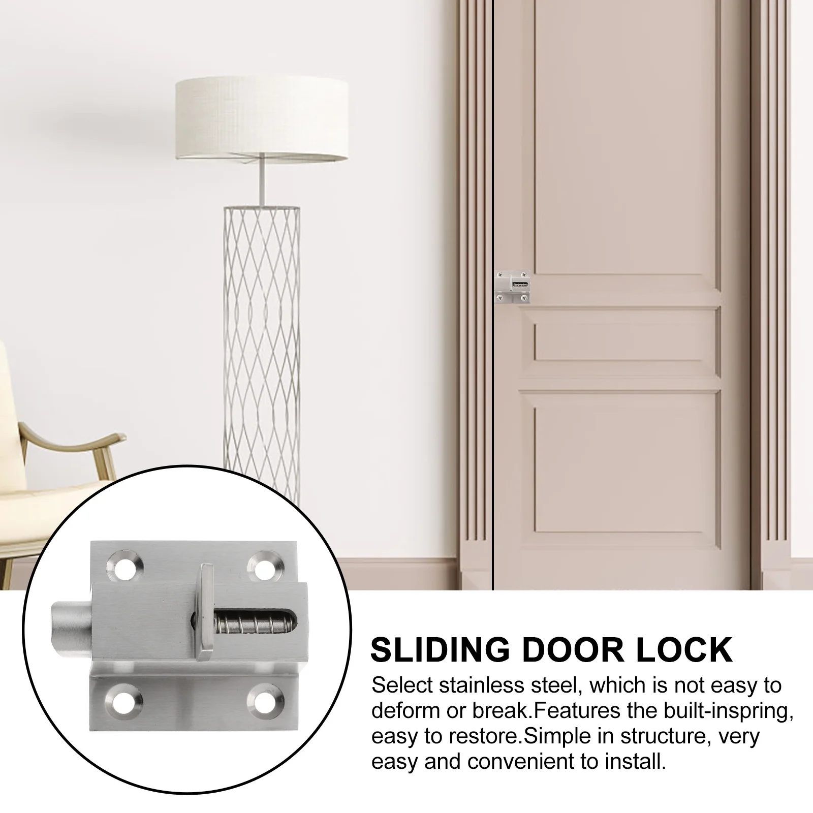 Stainless Steel Slide Latch Spring Bolt For Cabinets Security Door Bolts Latch Sliding Door Lock Gate Safety Lock
Stainless Steel Slide Latch Spring Bolt For Cabinets Security Door Bolts Latch Sliding Door Lock Gate Safety Lock