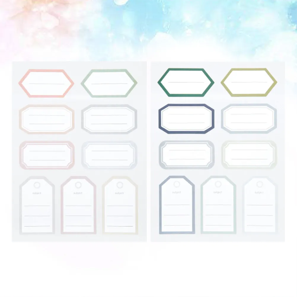 5 Sheets Name Stickers Self Adhesive Paper Label Waterproof Bottle Shape for Office School Book Classroom Organization Blank
5 Sheets Name Stickers Self Adhesive Paper Label Waterproof Bottle Shape for Office School Book Classroom Organization Blank