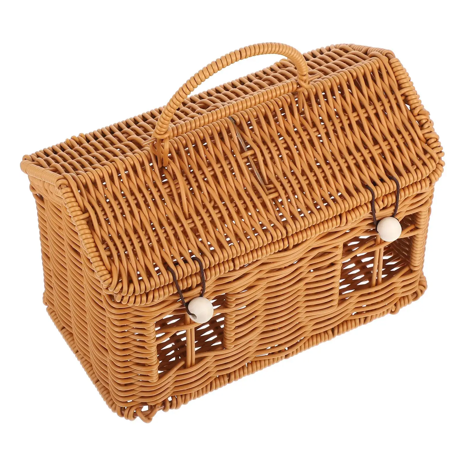 Wedding Gift Box Wicker Basket Lid Home Decor Desktop Iron Frame Bridesmaid House Shaped Handbag Lightweight Portable Versatile
Wedding Gift Box Wicker Basket Lid Home Decor Desktop Iron Frame Bridesmaid House Shaped Handbag Lightweight Portable Versatile