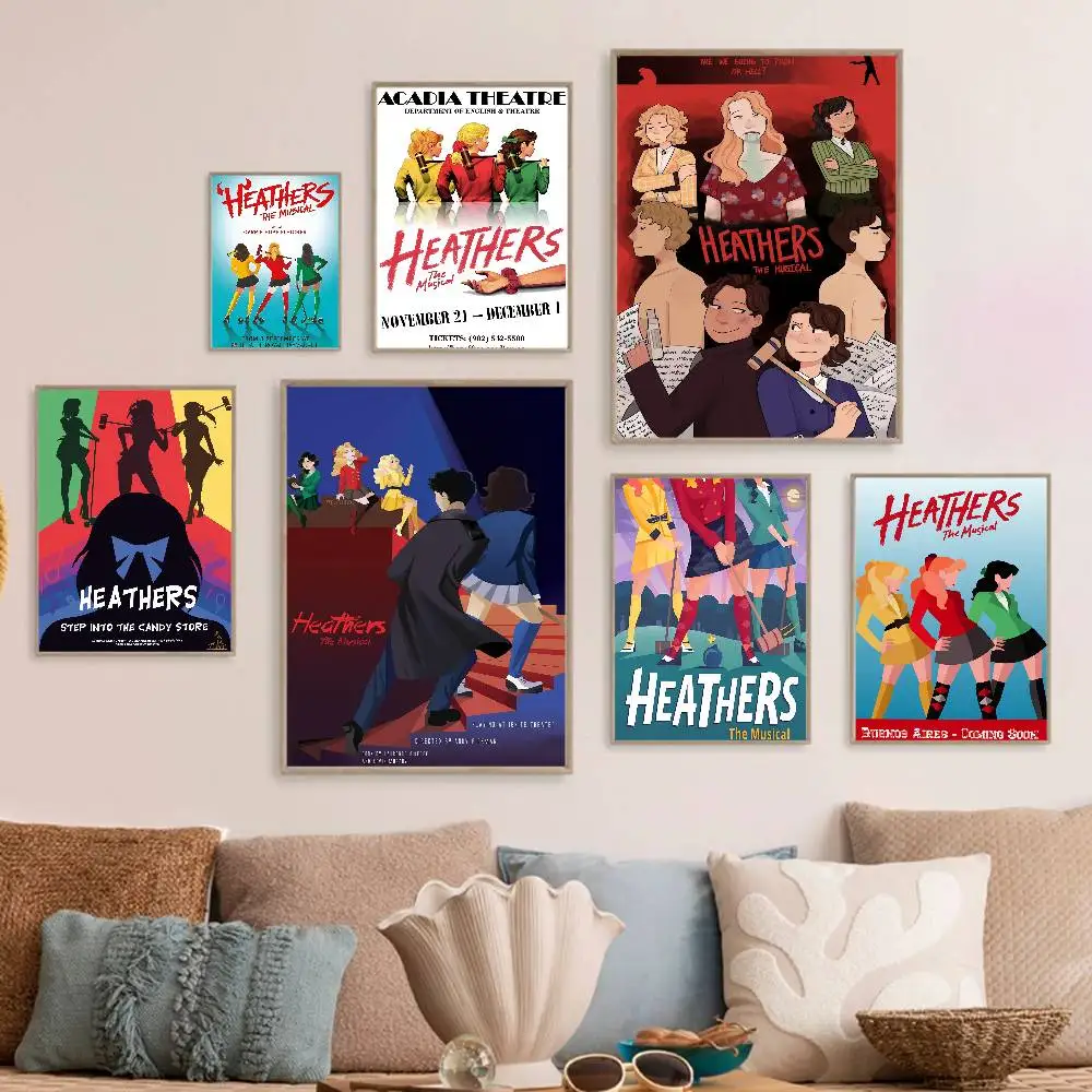 Classic Teenage Musical Heathers Good Quality Prints and Posters Waterproof Paper Sticker Coffee House Bar Posters Wall Stickers
Classic Teenage Musical Heathers Good Quality Prints and Posters Waterproof Paper Sticker Coffee House Bar Posters Wall Stickers