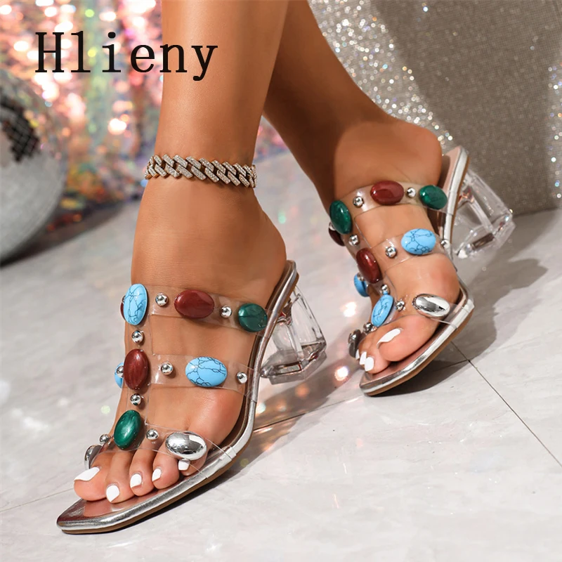 Hlieny модные римские тапочки с прозрачными кристаллами и квадратным каблуком, сандалии с открытым носком, женские туфли без каблуков в богемном стиле
Hlieny модные римские тапочки с прозрачными кристаллами и квадратным каблуком, сандалии с открытым носком, женские туфли без каблуков в богемном стиле