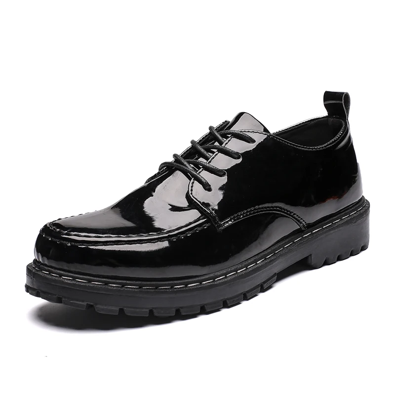 Men's loafers new large-sized fashionable thick-soled sneakers men's lacquered casual sports shoes Low heels men's punk shoes
Men's loafers new large-sized fashionable thick-soled sneakers men's lacquered casual sports shoes Low heels men's punk shoes