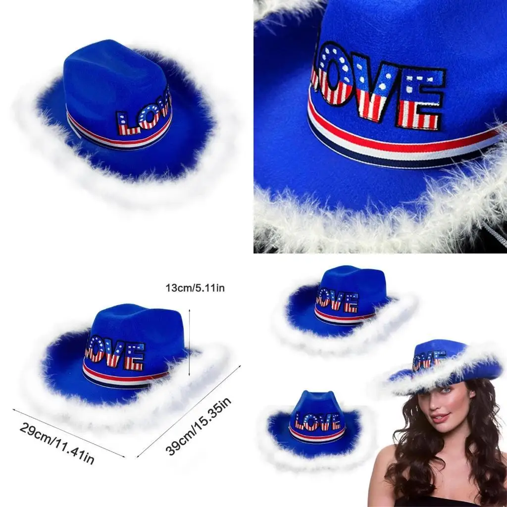 A52E LOVE Homburg Cowboy Hats with Unique Fedoras Hat Top Hat Classical Porkpie Hat for Boy Men Hat Theme Party
A52E LOVE Homburg Cowboy Hats with Unique Fedoras Hat Top Hat Classical Porkpie Hat for Boy Men Hat Theme Party