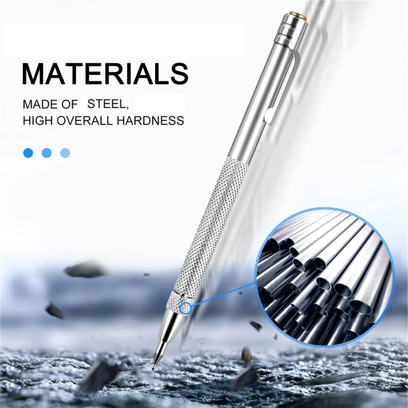 【Popular】2 Packs Metal Etching Pen Tungsten Carbide Scriber With Extra 10 Replacement Marking Tip
【Popular】2 Packs Metal Etching Pen Tungsten Carbide Scriber With Extra 10 Replacement Marking Tip