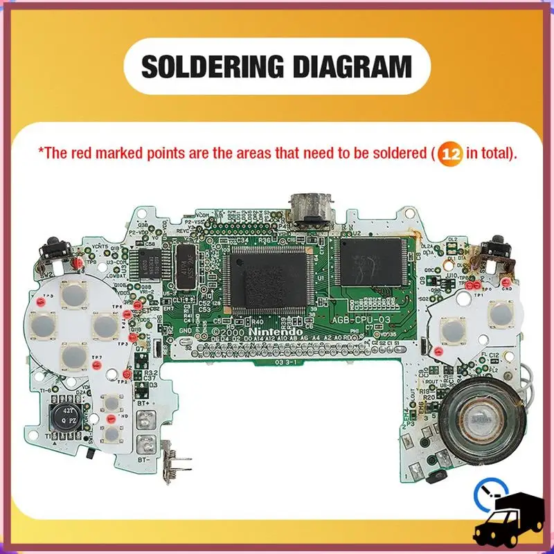 Efficient For GBA Membrane Button Tactile Upgrade Modify Kit With Screwdriver Kit For GBA Console Replacement Repairs Accessorie
Efficient For GBA Membrane Button Tactile Upgrade Modify Kit With Screwdriver Kit For GBA Console Replacement Repairs Accessorie