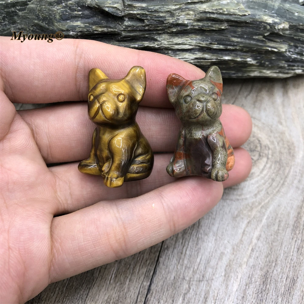 10PCS Cute Carved Dog Shape Natural Crystal Quartz Amethysts Gems Stone Tiger Eyes Pendants MY220602
10PCS Cute Carved Dog Shape Natural Crystal Quartz Amethysts Gems Stone Tiger Eyes Pendants MY220602