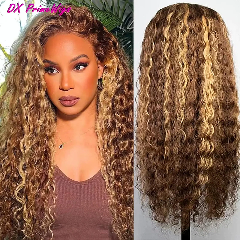 Highlight Deep Curly 13x6 Transparent Lace Ombre Human Hair Wigs Pre Plucked Baby Hair Water Wavy 13x4 Lace Frontal Wigs P4/27
Highlight Deep Curly 13x6 Transparent Lace Ombre Human Hair Wigs Pre Plucked Baby Hair Water Wavy 13x4 Lace Frontal Wigs P4/27