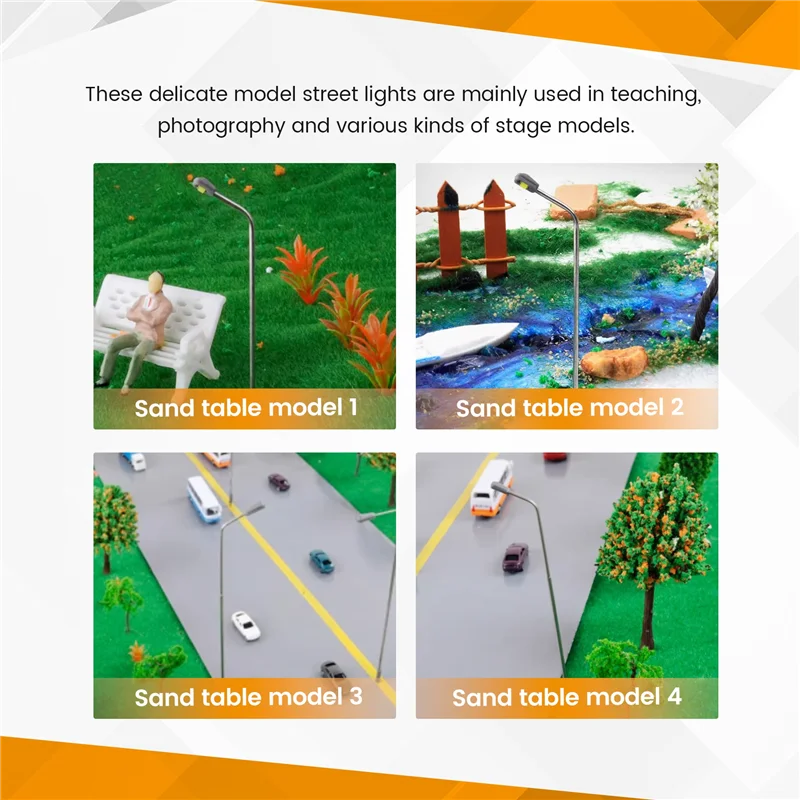 B05C-50Pcs 1:150 Model Street Light Railway Train Lamp LED Garden Landscape Light Outdoor Yard Light DIY Sandbox Game
B05C-50Pcs 1:150 Model Street Light Railway Train Lamp LED Garden Landscape Light Outdoor Yard Light DIY Sandbox Game