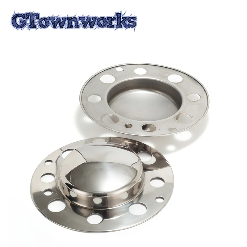 GTownworks 2pcs/1pc 4.90" Stainless Push Through Hub Center Caps For 134-1 134 4.9" Shaft Base Diameter 134D Rim Car Accessories
GTownworks 2pcs/1pc 4.90" Stainless Push Through Hub Center Caps For 134-1 134 4.9" Shaft Base Diameter 134D Rim Car Accessories