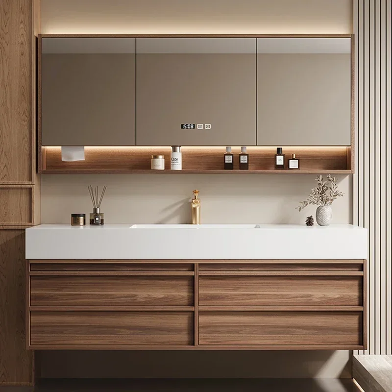 Luxury Sink Bathroom Vanities Shelves With Mirror Storage Open Bathroom Vanities Vanity Wooden Home Furniture Gabinetti LLBC
Luxury Sink Bathroom Vanities Shelves With Mirror Storage Open Bathroom Vanities Vanity Wooden Home Furniture Gabinetti LLBC