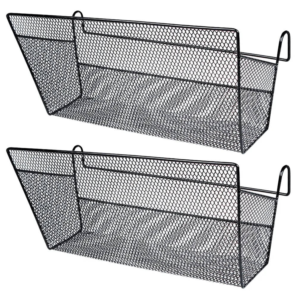 2pcs Dormitory Hanging Baskets Iron Storage Bedroom Shelves Black Home Accessories Kitchen Supplies Organizer Wall Baskets
2pcs Dormitory Hanging Baskets Iron Storage Bedroom Shelves Black Home Accessories Kitchen Supplies Organizer Wall Baskets