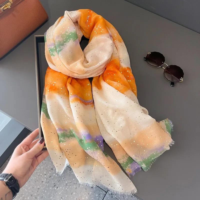 2024 New Luxury Brand Women Gradient Color Scarf Female Cotton Linen Shawl Tassel Four Seasons Versatile Muslim Hijab 90*180cm
2024 New Luxury Brand Women Gradient Color Scarf Female Cotton Linen Shawl Tassel Four Seasons Versatile Muslim Hijab 90*180cm