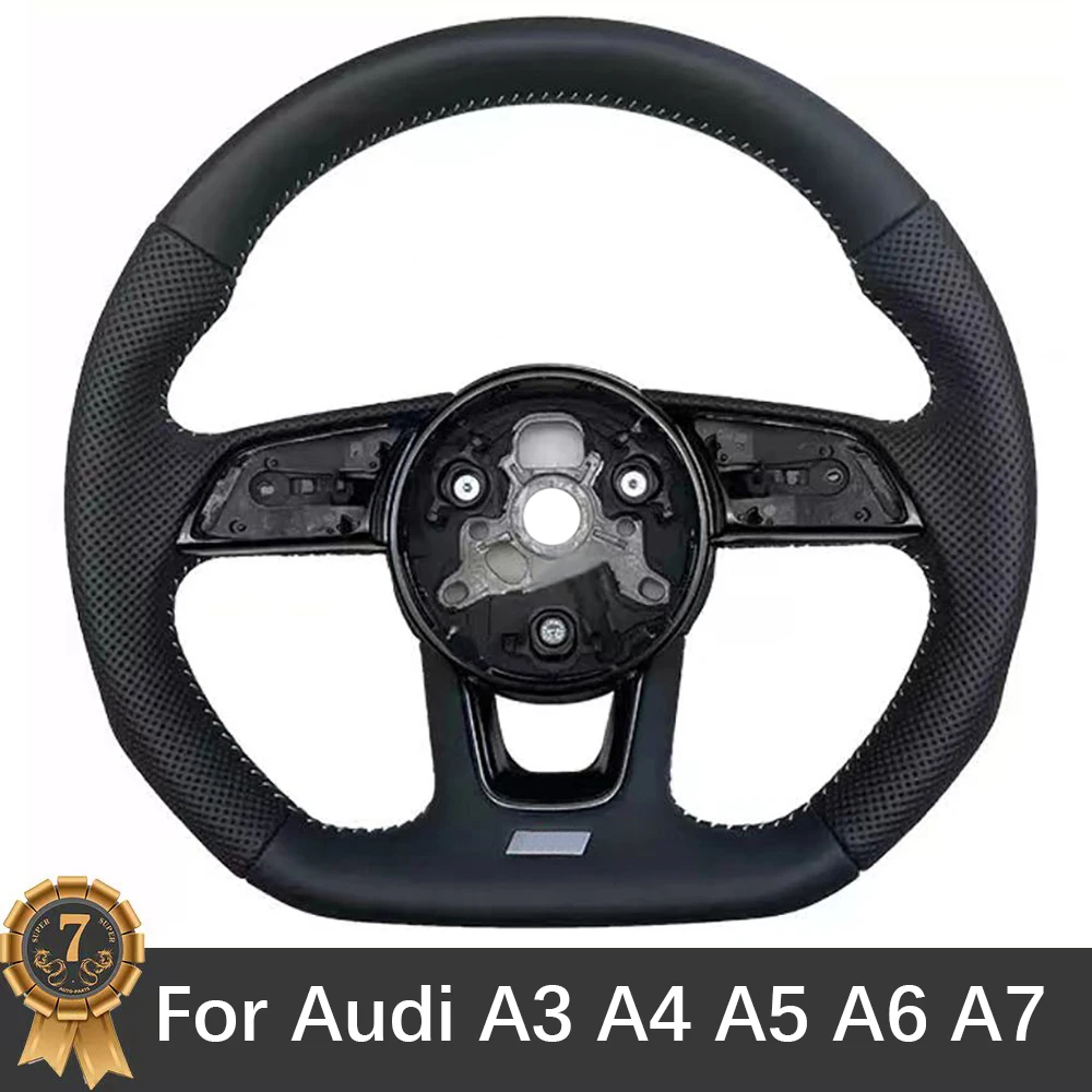 Для Audi A3 A4 A5 A6 A7 Q3 Q5 Q7 ПЕРФОРИРОВАННОЕ рулевое колесо с плоским дном и S-образным логотипом аксессуары в сборе
Для Audi A3 A4 A5 A6 A7 Q3 Q5 Q7 ПЕРФОРИРОВАННОЕ рулевое колесо с плоским дном и S-образным логотипом аксессуары в сборе