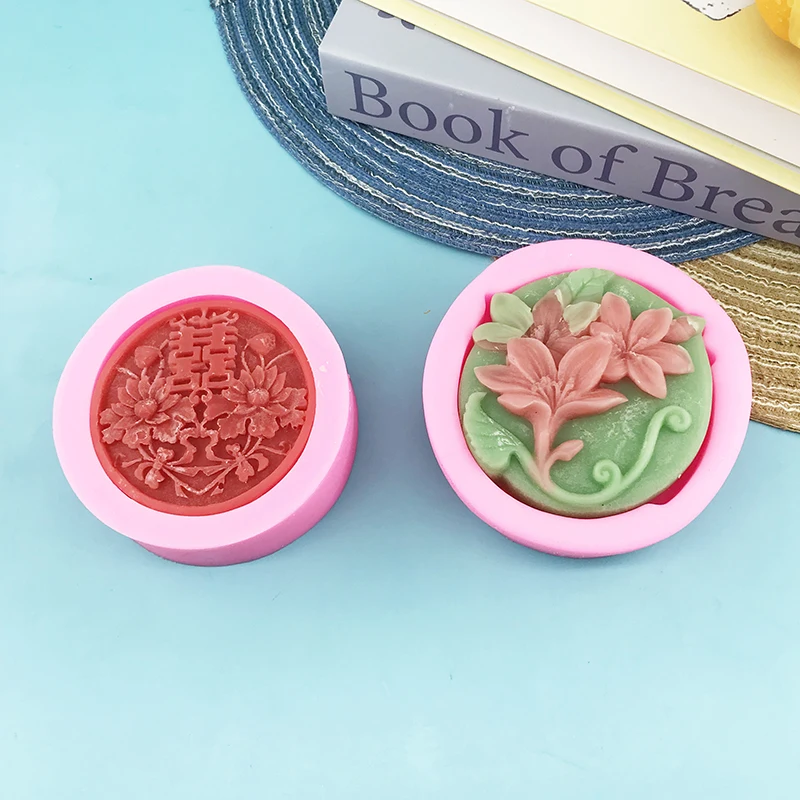 DIY Lace Double Happiness Soap Mold Lily Flower Shaped Mold Can Be Used as Soap Aromatherapy Candle Gypsum Mold
DIY Lace Double Happiness Soap Mold Lily Flower Shaped Mold Can Be Used as Soap Aromatherapy Candle Gypsum Mold