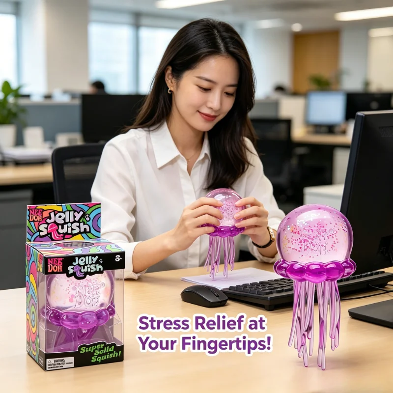 Transparent Glitter Jellyfish Squishy Toy Super Soft TPR Squeeze Stress Ball Sensory Fidget Toy for Anxiety Relief**
Transparent Glitter Jellyfish Squishy Toy Super Soft TPR Squeeze Stress Ball Sensory Fidget Toy for Anxiety Relief**