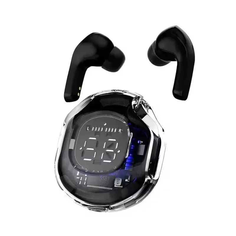 ZLRLMHY New T8 TWS Wireless Bluetooth Earphones Transparent Body LED Digital Display Ultra Thin Body Transparent Like Crystal
ZLRLMHY New T8 TWS Wireless Bluetooth Earphones Transparent Body LED Digital Display Ultra Thin Body Transparent Like Crystal