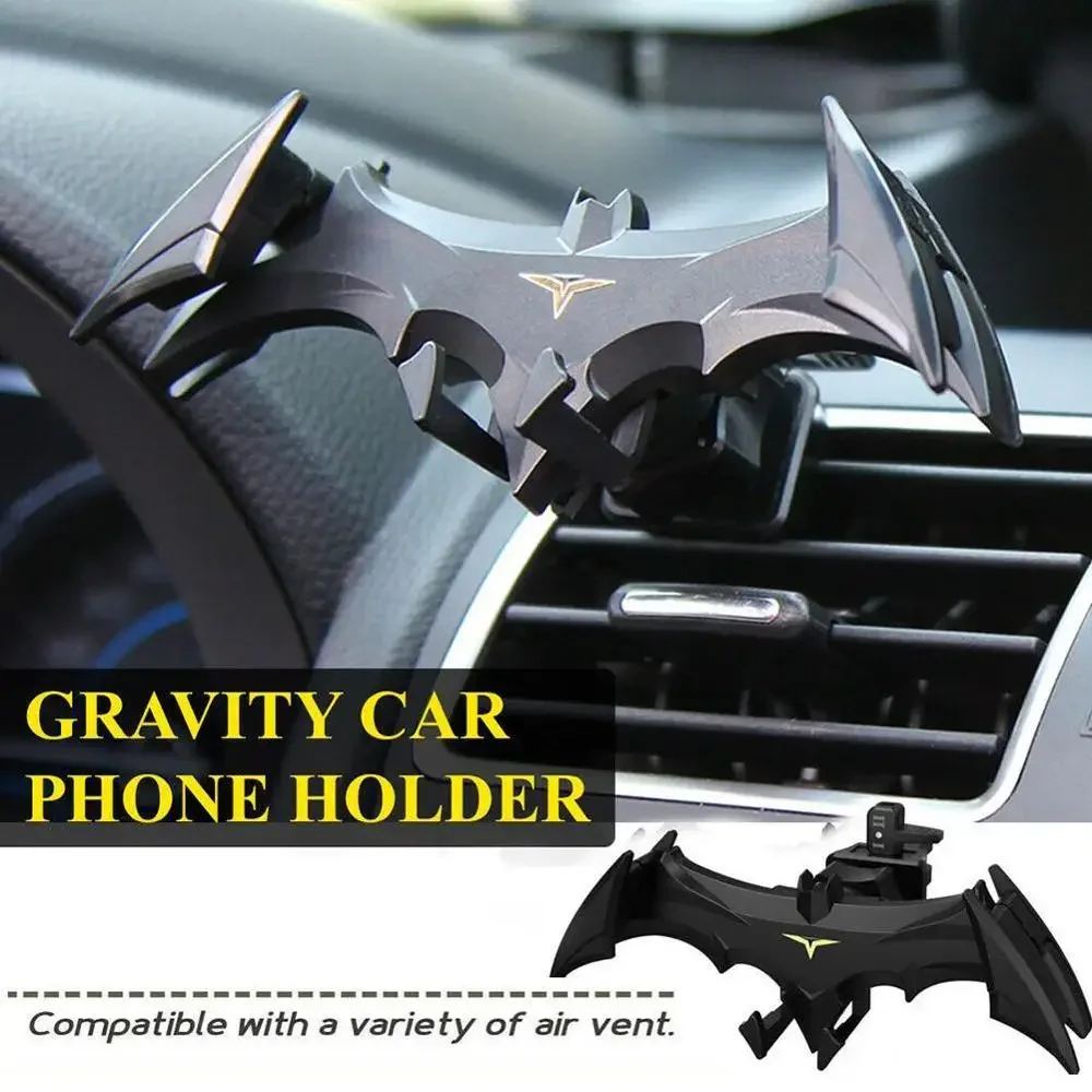 Gravity Auto holder Car Shape car phone Car Bat Holder Mount Stand Phone wings Hands Bat Free Air Vent Phone Holder Anti-Scratch
Gravity Auto holder Car Shape car phone Car Bat Holder Mount Stand Phone wings Hands Bat Free Air Vent Phone Holder Anti-Scratch