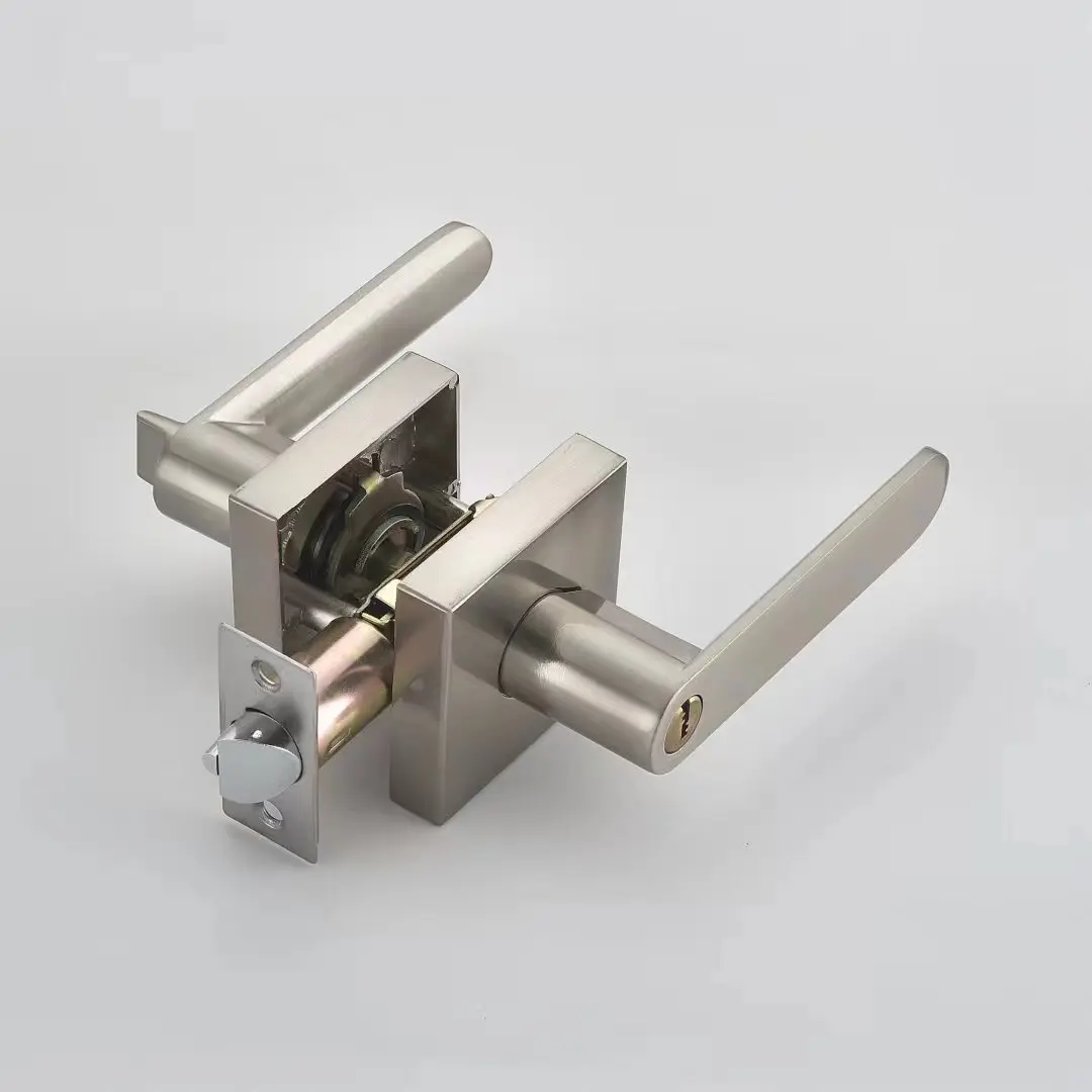 Three-bar ball handle lock aluminum alloy door lock plastic steel color bathroom
Three-bar ball handle lock aluminum alloy door lock plastic steel color bathroom
