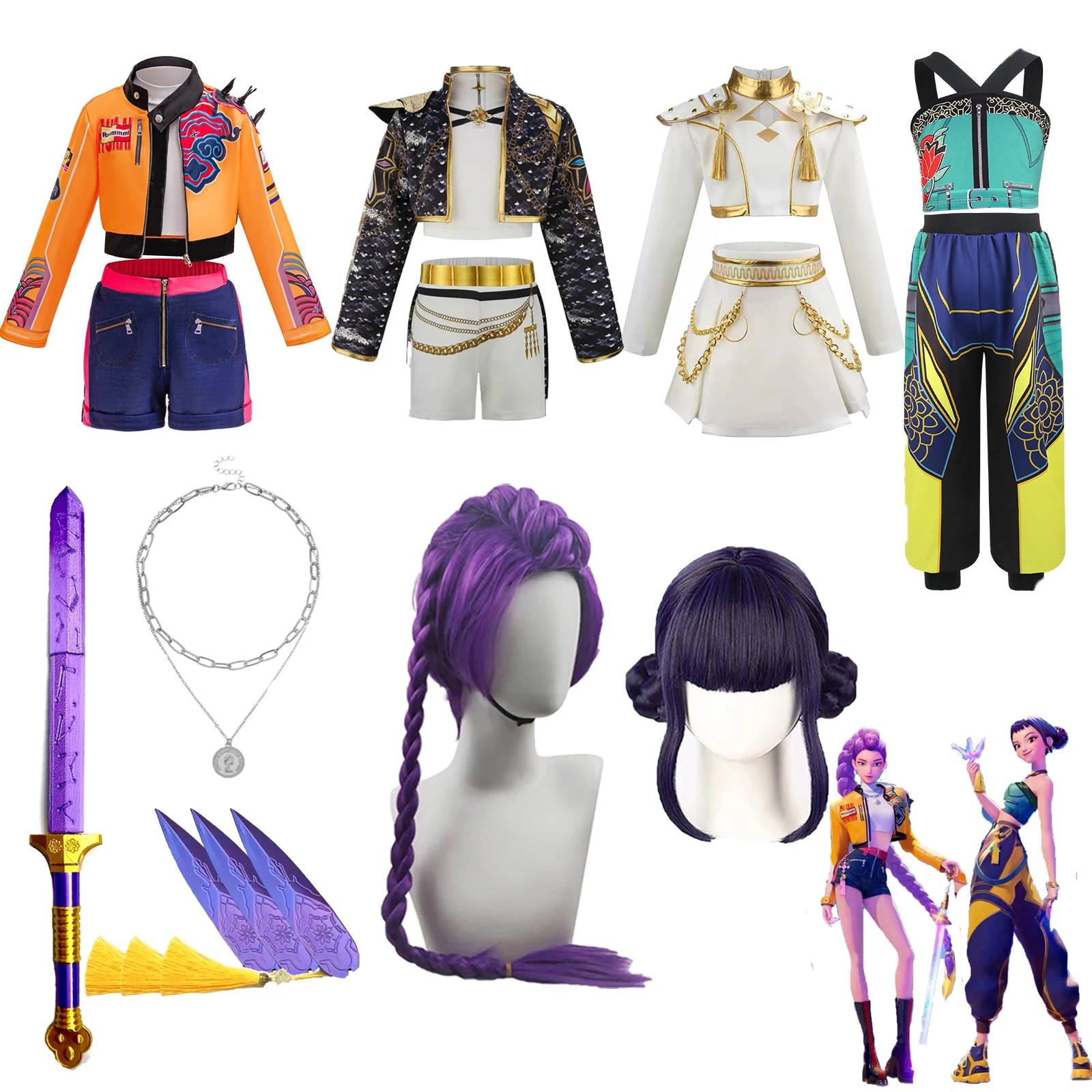 K-pop Hunters Cosplay Rumi Kpop Singer Hunt'trix Dress Up Girls Costumes k Pop Kids Party
K-pop Hunters Cosplay Rumi Kpop Singer Hunt'trix Dress Up Girls Costumes k Pop Kids Party