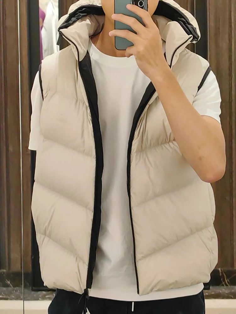 Lightweight High Puff Goose down Vest 540G Straight Cut Outerwear Casual Sle Winter Jaet for Couples Windproof Warm
Lightweight High Puff Goose down Vest 540G Straight Cut Outerwear Casual Sle Winter Jaet for Couples Windproof Warm