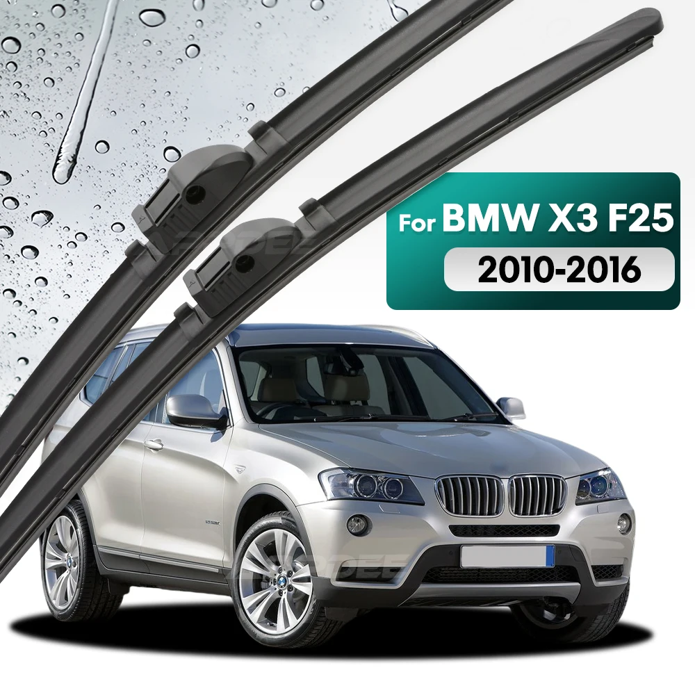 Silicone & rubber Front Wiper Blades Set For BMW X3 F25 2010 - 2016 Windshield Windscreen Window Brush 26"+20"
Silicone & rubber Front Wiper Blades Set For BMW X3 F25 2010 - 2016 Windshield Windscreen Window Brush 26"+20"
