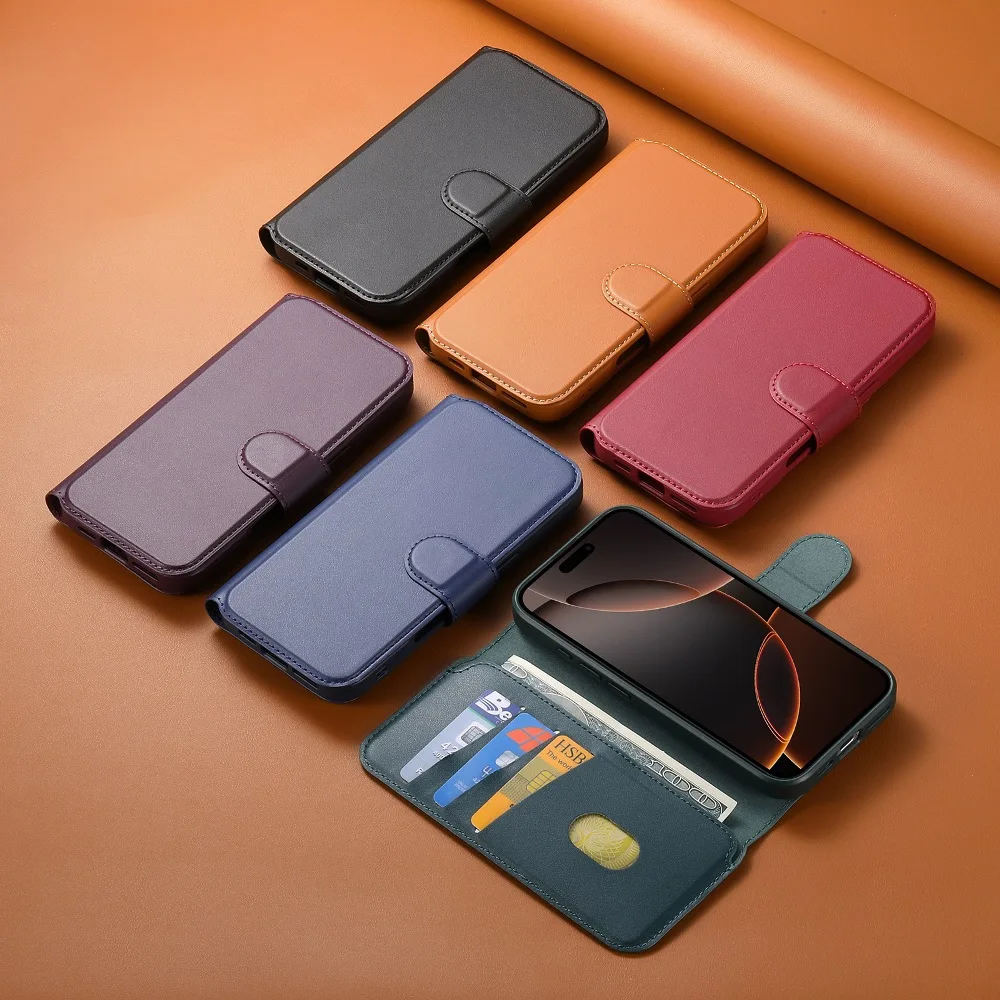 Detachable Magnetic Leather Phone Case for iPhone Air 17 16e 15 14 Plus 13 12 Pro Max with Flip Built-in Wallet Cards Case
Detachable Magnetic Leather Phone Case for iPhone Air 17 16e 15 14 Plus 13 12 Pro Max with Flip Built-in Wallet Cards Case