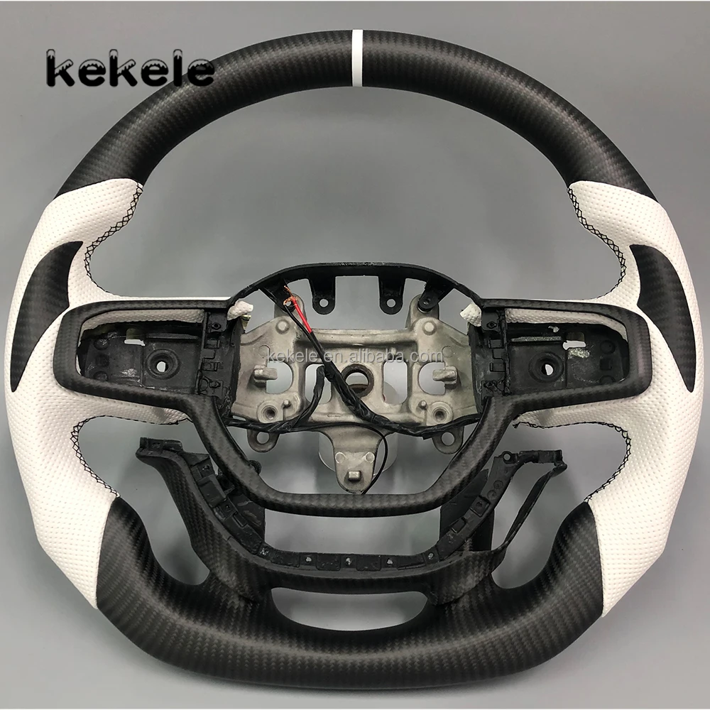 Перфорированный кожаный руль с матовым карбоновым покрытием для Dodge Ram 1500 3500 4500, аксессуары для тюнинга салона автомобиля
Перфорированный кожаный руль с матовым карбоновым покрытием для Dodge Ram 1500 3500 4500, аксессуары для тюнинга салона автомобиля