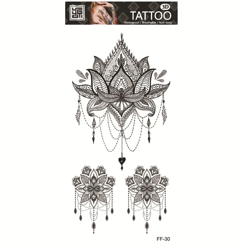 208*95mm Waterproof Tattoo Stickers Manufacturers Spot Wholesale Wolf Head Totem Arabic Character Tattoo Stickers
208*95mm Waterproof Tattoo Stickers Manufacturers Spot Wholesale Wolf Head Totem Arabic Character Tattoo Stickers