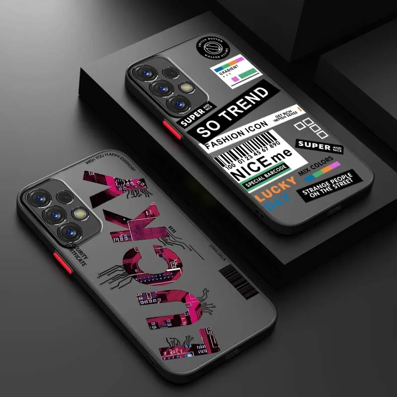 Creative Pattern Art For Samsung A56 A42 A36 A34 A33 A32 A23 A16 A04 A03 Note 20 5G Frosted Translucent Phone Case
Creative Pattern Art For Samsung A56 A42 A36 A34 A33 A32 A23 A16 A04 A03 Note 20 5G Frosted Translucent Phone Case