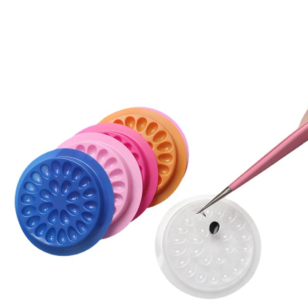 20 Pcs Flower Shaped Glue Tray Eyelash Extension Plates Grafting Tool Holder ABS Material Storage For Extensions
20 Pcs Flower Shaped Glue Tray Eyelash Extension Plates Grafting Tool Holder ABS Material Storage For Extensions