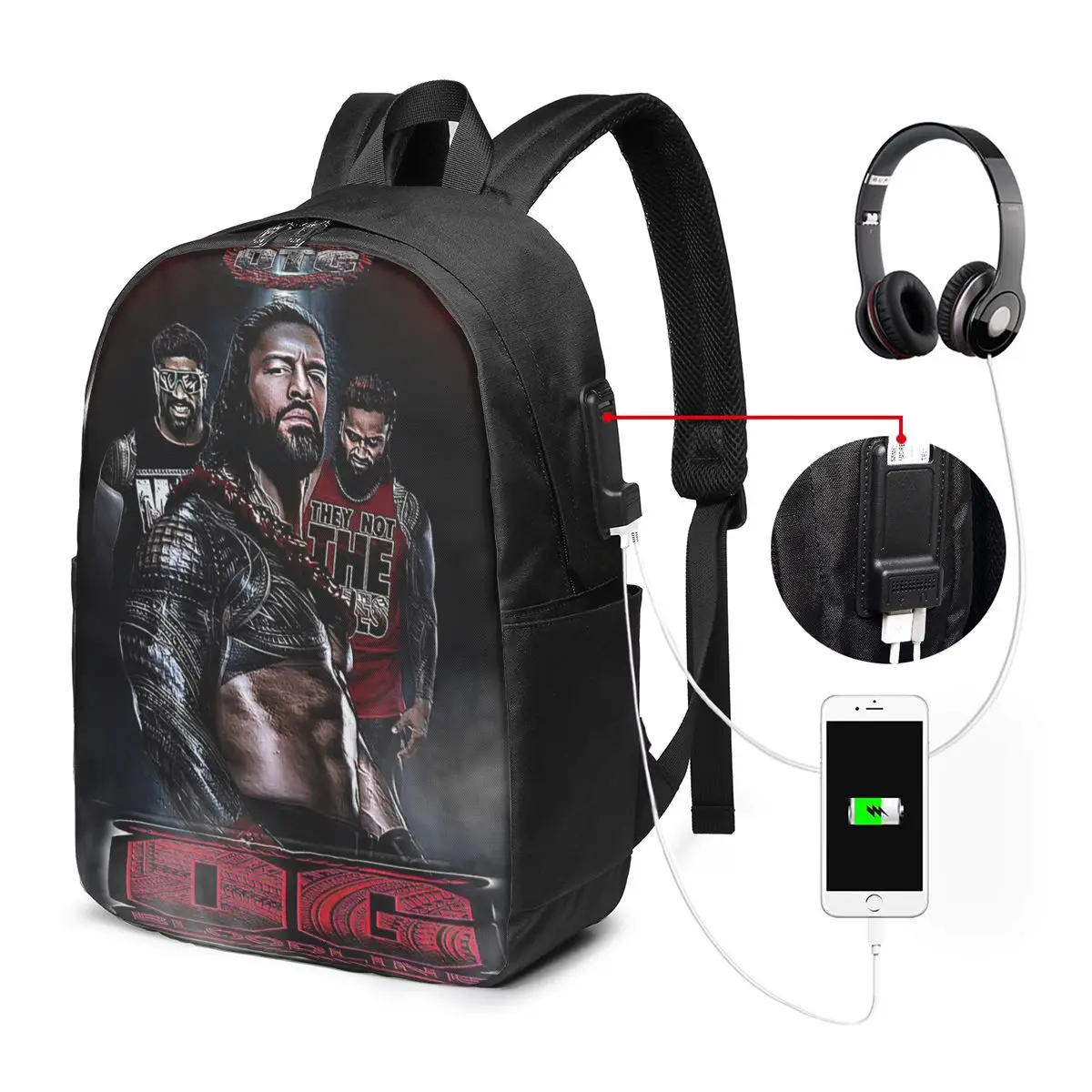 Wrestler Roman Reigns Wrestling Backpack Travel Notebook Bag Computer College Student School Bag Laptop Shoulder Bags
Wrestler Roman Reigns Wrestling Backpack Travel Notebook Bag Computer College Student School Bag Laptop Shoulder Bags
