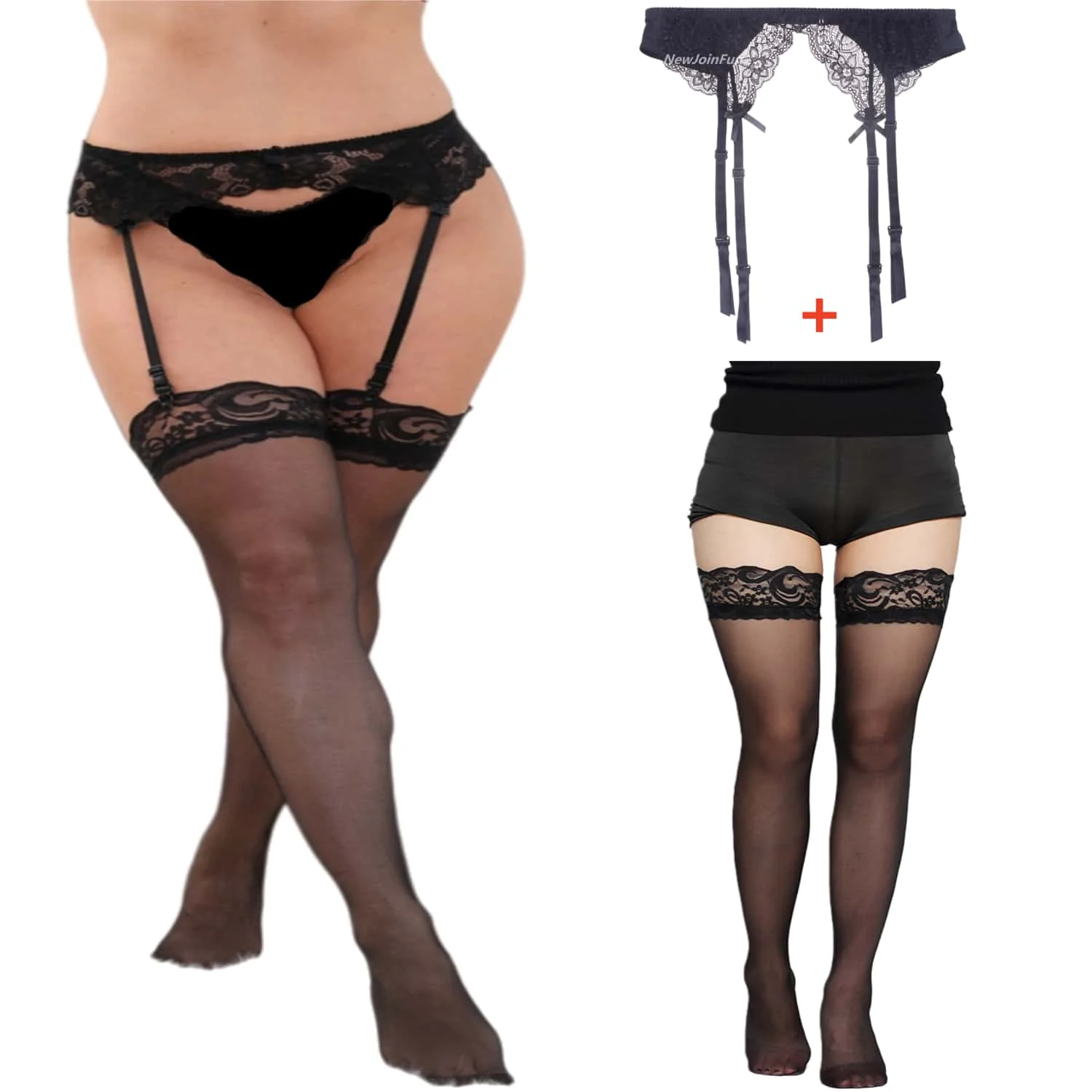 Plus Size Fishnet Lace Stockings Garter Belt Sexy Elastic No Slip No Run Sheer High Waist Women's Pantyhose Summer
Plus Size Fishnet Lace Stockings Garter Belt Sexy Elastic No Slip No Run Sheer High Waist Women's Pantyhose Summer