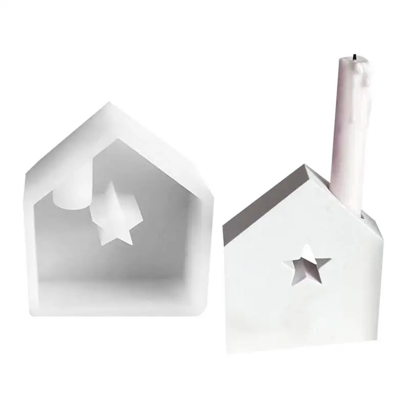 House Silicone Mold Soft Silicone Moulds With Star Hollow Design Reusable Non Stick Multifunctional Craft Moulds DIY Supplies
House Silicone Mold Soft Silicone Moulds With Star Hollow Design Reusable Non Stick Multifunctional Craft Moulds DIY Supplies