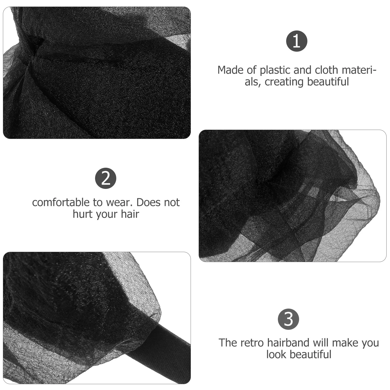 Retro French Small Hat Headband Black Dinner Party Hair Accessories Plastic Cloth Material Bridal Wedding Prom Birthday Holiday 
Retro French Small Hat Headband Black Dinner Party Hair Accessories Plastic Cloth Material Bridal Wedding Prom Birthday Holiday