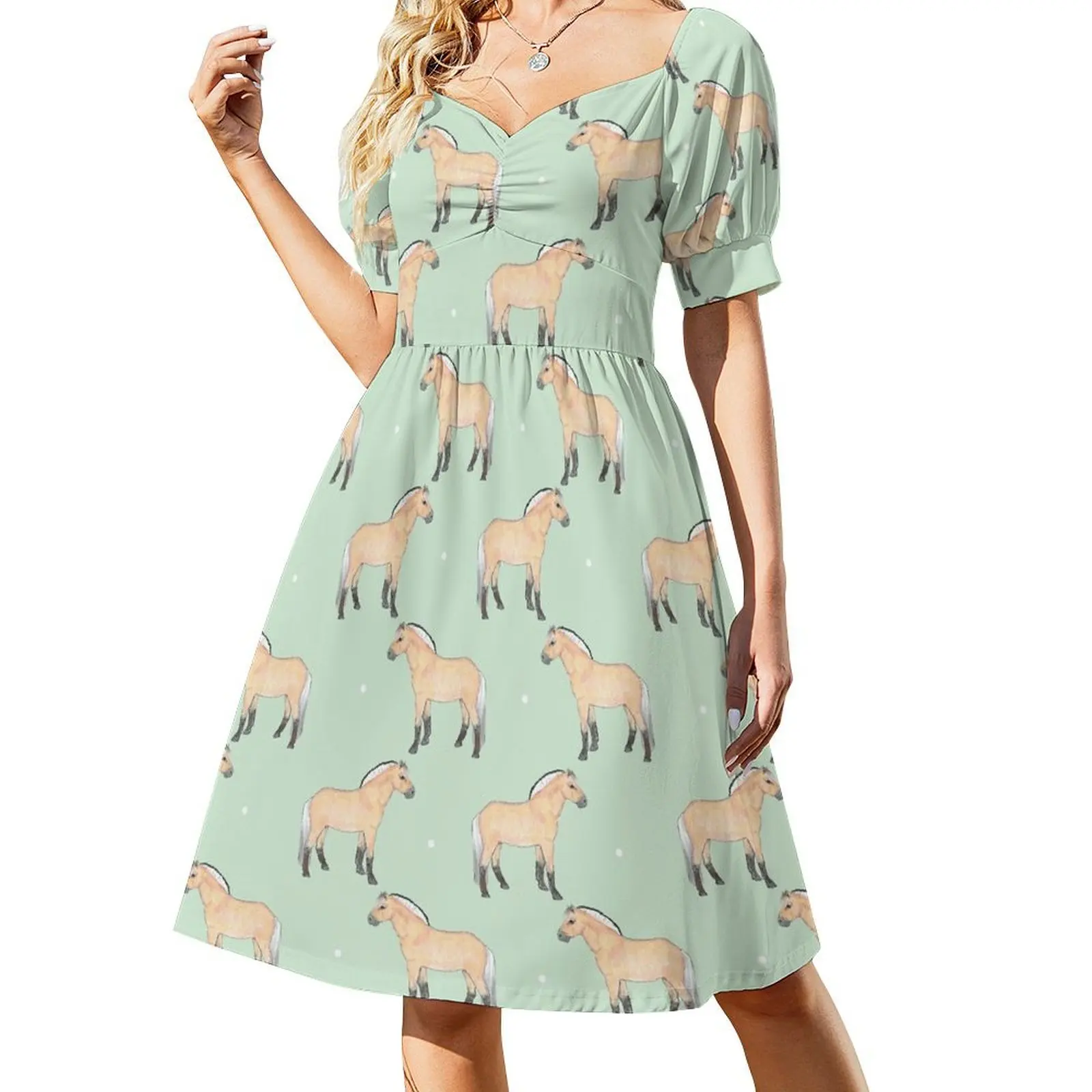 Fjord Pony Short-Sleeved Dress elegant women's dresses sale Women's long dress dress women summer sensual sexy for women
Fjord Pony Short-Sleeved Dress elegant women's dresses sale Women's long dress dress women summer sensual sexy for women