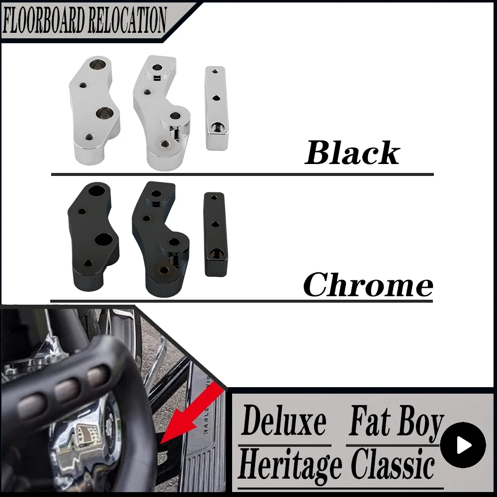  ДЛЯ Harley-Davidson Softail Slim Fat Boy Deluxe Heritage Classic FLSL FLFBS FLHCS FLDE FLFB FLHC Floorboard Relocators fl
ДЛЯ Harley-Davidson Softail Slim Fat Boy Deluxe Heritage Classic FLSL FLFBS FLHCS FLDE FLFB FLHC Floorboard Relocators fl
