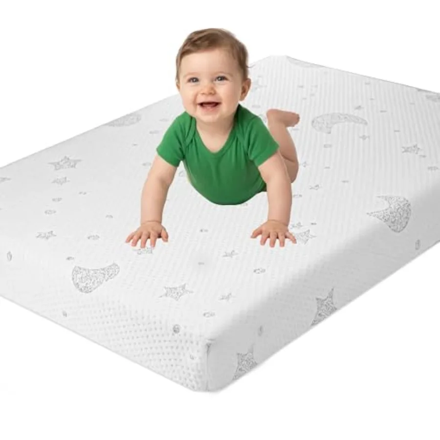 Pack and Play Mattress, 38x26 Memory Foam Pack N Play Mattresses Pad with Breathable Removable Cover, High Resilience Dual-Side
Pack and Play Mattress, 38x26 Memory Foam Pack N Play Mattresses Pad with Breathable Removable Cover, High Resilience Dual-Side