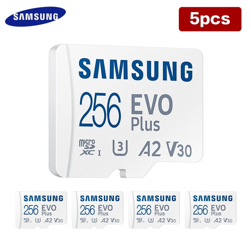 SAMSUNG EVO Plus Micro SD карта памяти, 64 ГБ, 128 ГБ, 256 ГБ, до 130 Мб/с
SAMSUNG EVO Plus Micro SD карта памяти, 64 ГБ, 128 ГБ, 256 ГБ, до 130 Мб/с