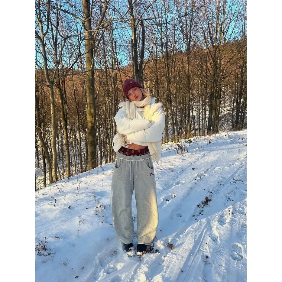 Street Style Plaid Patchwork Double Waist Casual Pants Loose Striped Long Trousers Trendy Spring Cotton Straight Leg Trousers
Street Style Plaid Patchwork Double Waist Casual Pants Loose Striped Long Trousers Trendy Spring Cotton Straight Leg Trousers
