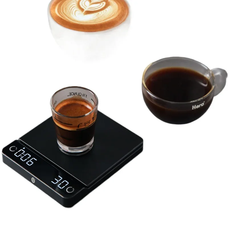 Smart Digital Display Home Kitchen Espresso Coffee Bean Scale with Lid
Smart Digital Display Home Kitchen Espresso Coffee Bean Scale with Lid