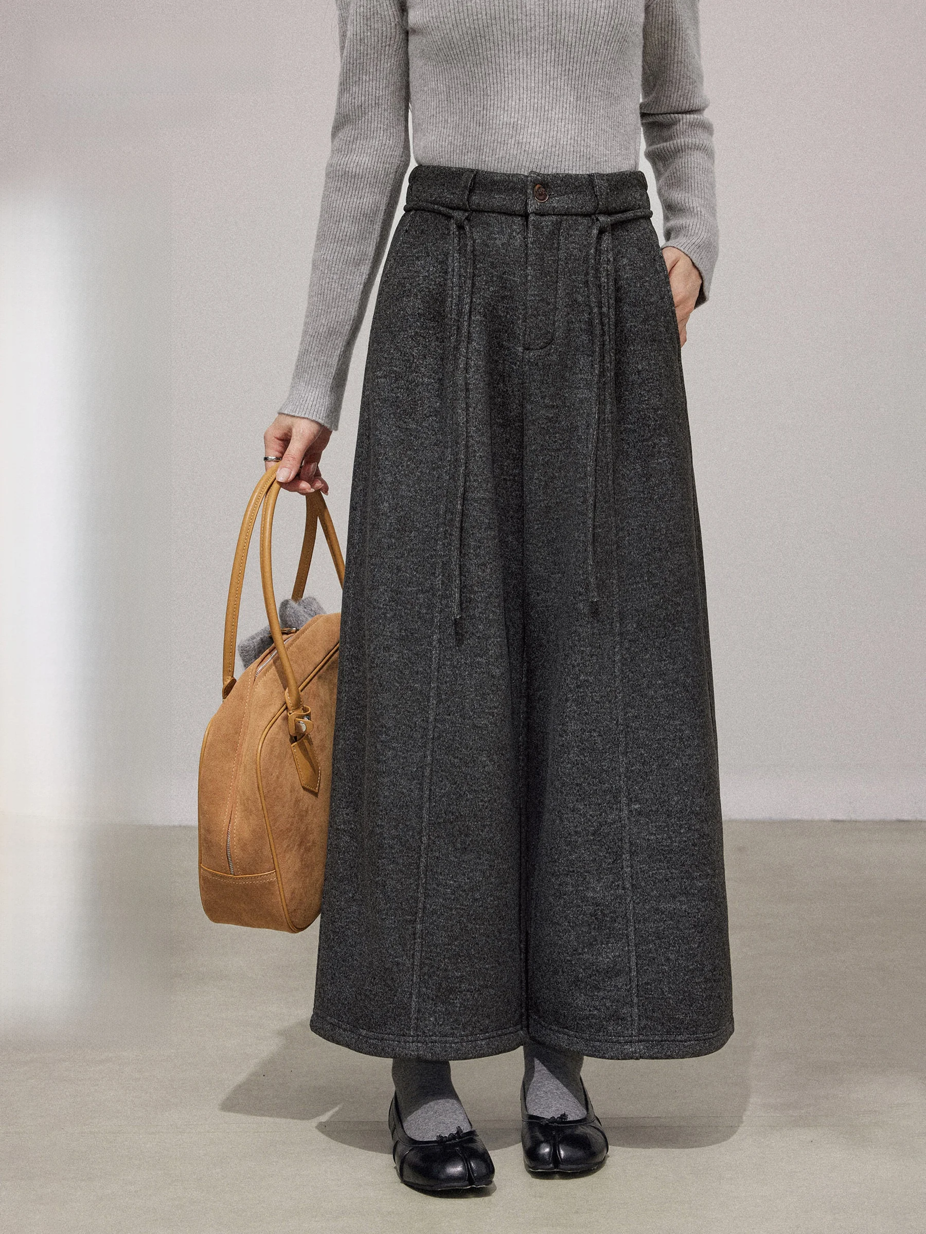 Женские повседневные широкие брюки с высокой талией и флисовой подкладкой, свободные, прямые, укороченные, осенне-зимняя мода
Женские повседневные широкие брюки с высокой талией и флисовой подкладкой, свободные, прямые, укороченные, осенне-зимняя мода