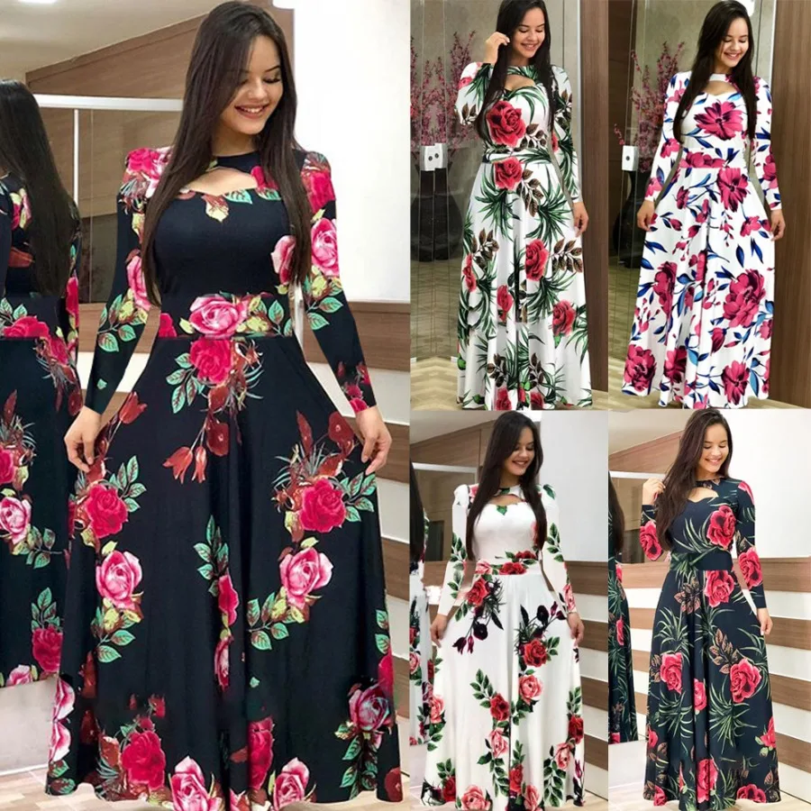 【New style】ebay wish sexy fashion digital printing dress fashion wind big skirt
【New style】ebay wish sexy fashion digital printing dress fashion wind big skirt