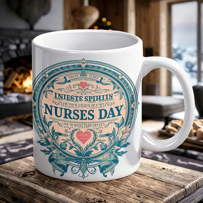 Nurses Day Vintage Badge Ceramic Mug Nurse Appreciation Coffee Cup, Milk Cup, Office Cup, Gift for Friends, Fade-Resistant
Nurses Day Vintage Badge Ceramic Mug Nurse Appreciation Coffee Cup, Milk Cup, Office Cup, Gift for Friends, Fade-Resistant